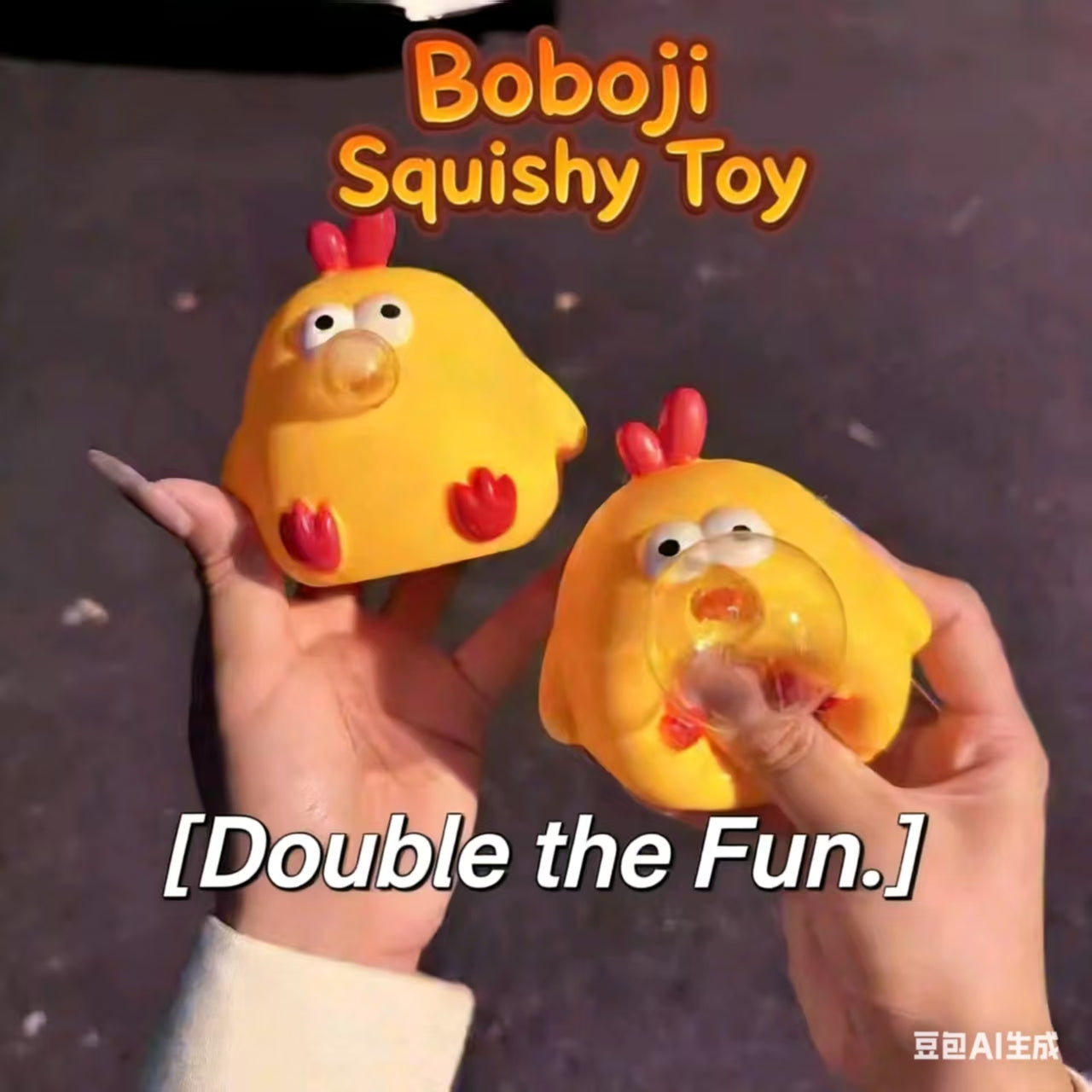 BUBBLE-BLOWING CHICK